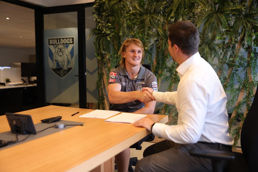 Jacob Preston becomes a long-term Bulldog by signing an extension at Belmore today.